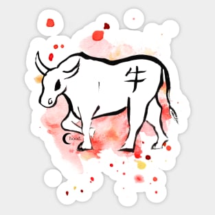 The Ox Chinese Zodiac Sticker